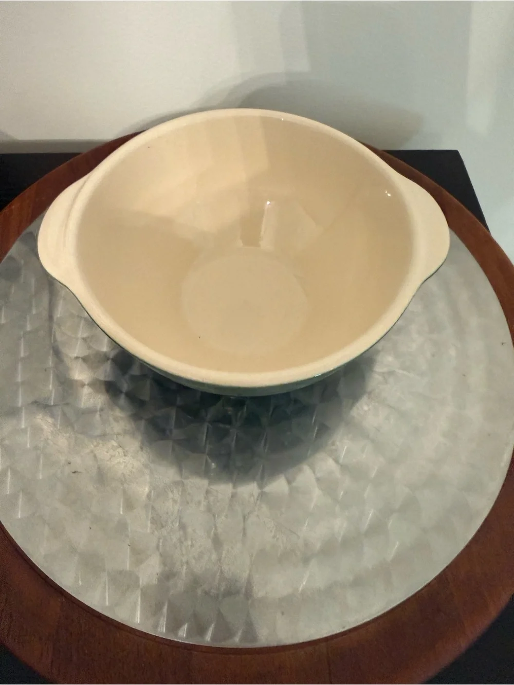 Small green “made in France” bowl
